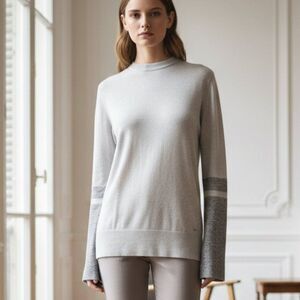 Diesel Women's Gray Wool/Alpaca/Acrylic Blend Sweater Size Medium